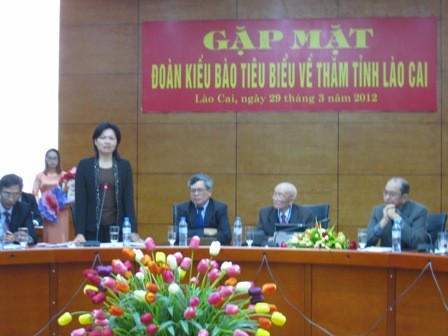 Đoàn đại biểu kiều bào thăm tỉnh vùng cao, biên giới Lào Cai - ảnh 2